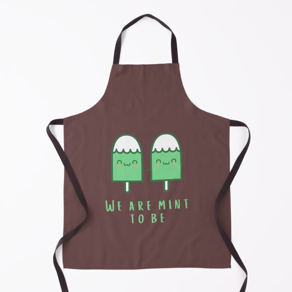 Item preview, We Are Mint to Be, we are meant to be food pun designed and sold by GoodMoodFood.