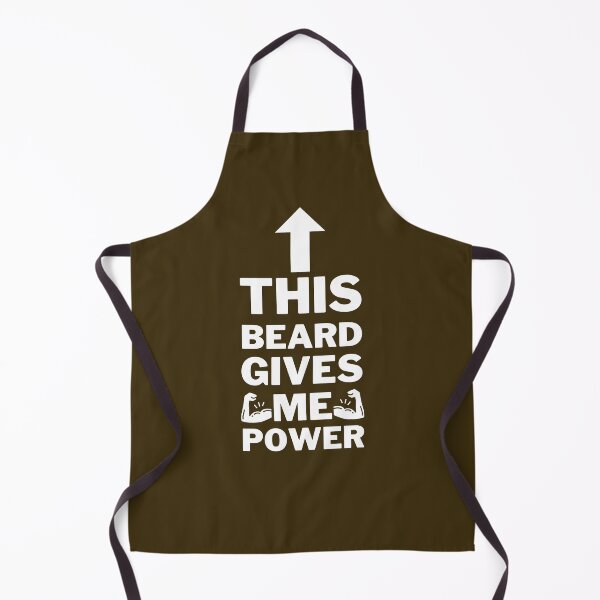 Item preview, Beard give me power, white txt designed and sold by Unchainthebeast.