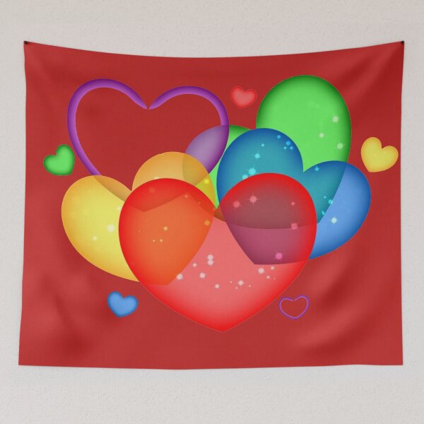 Item preview, colorful heart designed and sold by 42youbest.