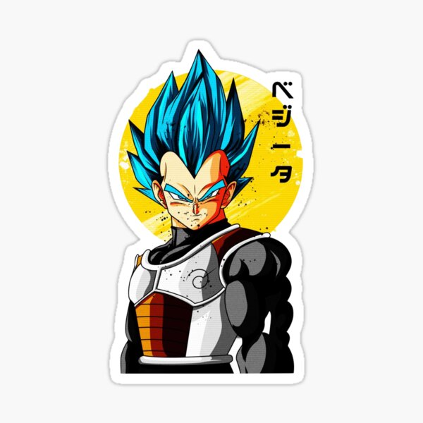 Goku SSJ Blue - Full Body Sticker by Quinjao