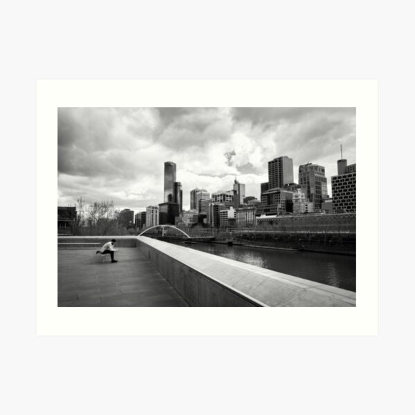 Pause for reflection - Melbourne Australia Art Print
