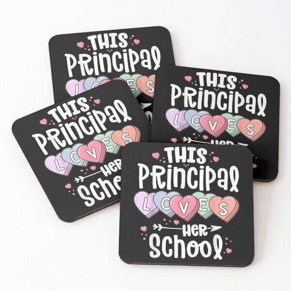 Item preview, Principal Valentines Day Gift Hearts Loves Her School designed and sold by michaelscoe.