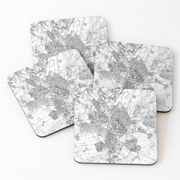Item preview, Utrecht White Map designed and sold by multiplicitymap.