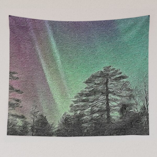 Item preview, Northern Lights Siberia designed and sold by dreamofdenim.