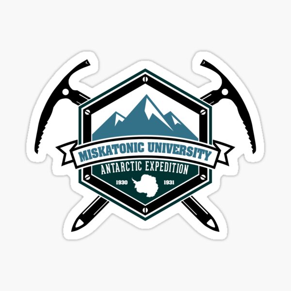 Miskatonic University Antarctic Expedition Sticker