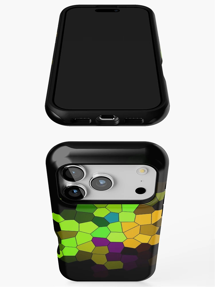 Thumbnail 3 of 4, iPhone Case, Colorful Fancy Pattern designed and sold by MagicSpread.