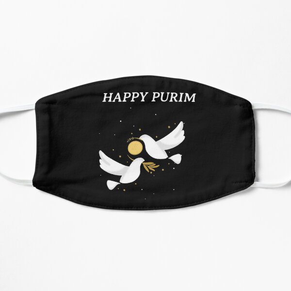 Happy Purim 2021 Flat Mask