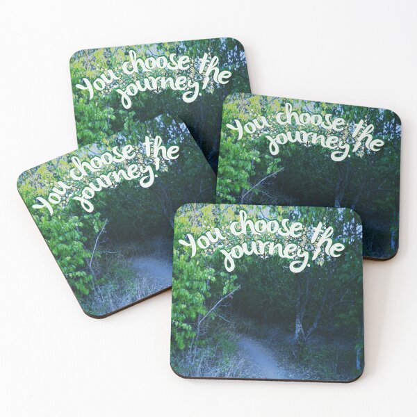 Item preview, You Choose The Journey Nature Tree Trails Photography Quote designed and sold by Earthchild8888.