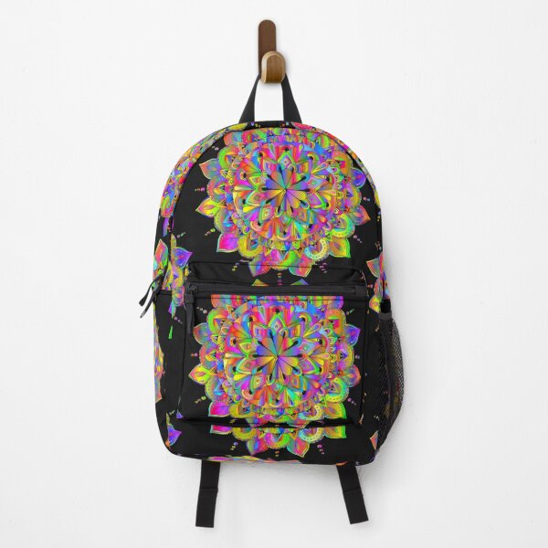 Artikelvorschau, Regenbogen-Mandala | Zen-Kunst | Mehrfarbig | Positive Energie entworfen und verkauft von JillyJ05.