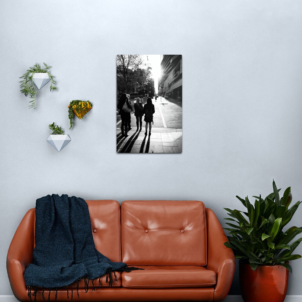 Walking toward the light - Melbourne Australia Metal Print