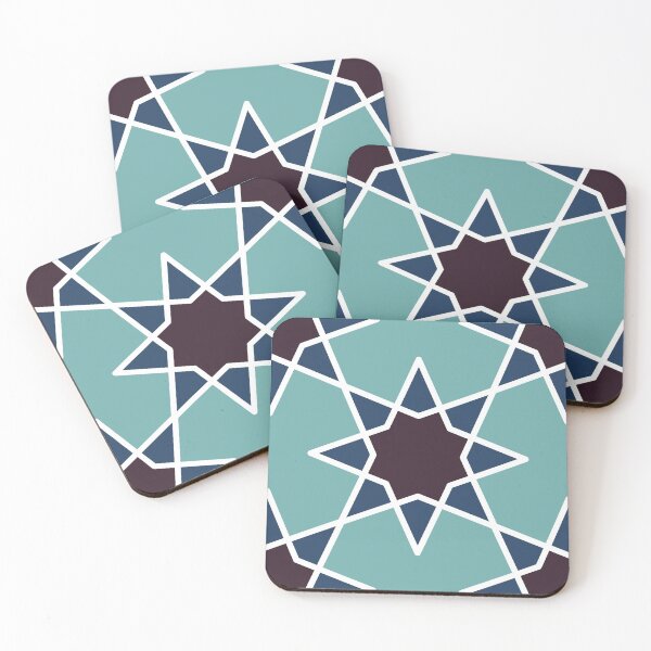 Item preview, Geometric Pattern: Octagram: Moonlight designed and sold by Red Wolf.