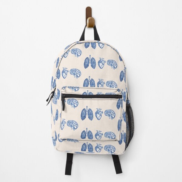Item preview, A set of human organ, lungs, heart and brain, blue navy designed and sold by Collagedream.