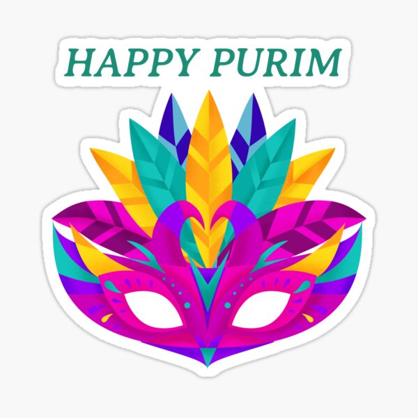 Happy Purim 2021 Sticker