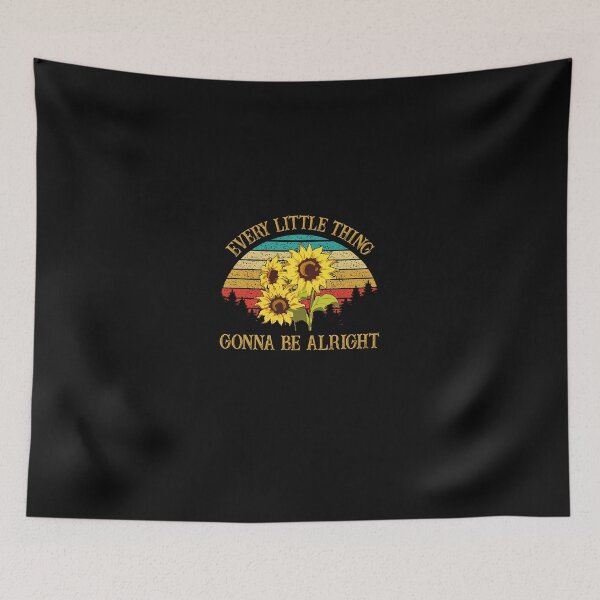 Item preview, Every Little Thing Gonna Be Alright Sunflower Vintage Gift designed and sold by Stewar-ArtCool.