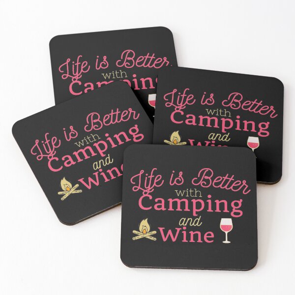 Item preview, Camping and Wine designed and sold by SunfullyYours.