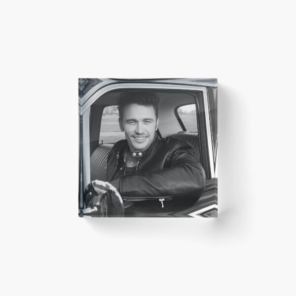 James Franco car driving Acrylic Block