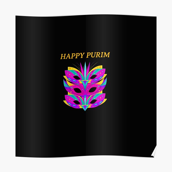 Happy Purim 2021 Costume Poster