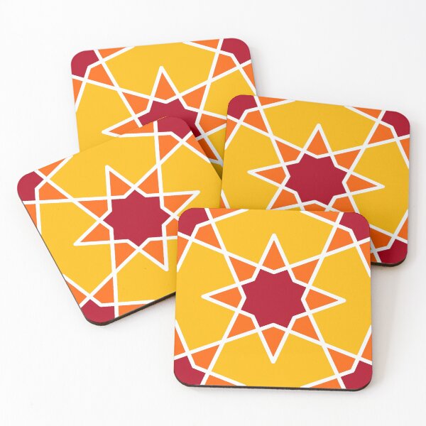 Item preview, Geometric Pattern: Octagram: Sunshine designed and sold by Red Wolf.