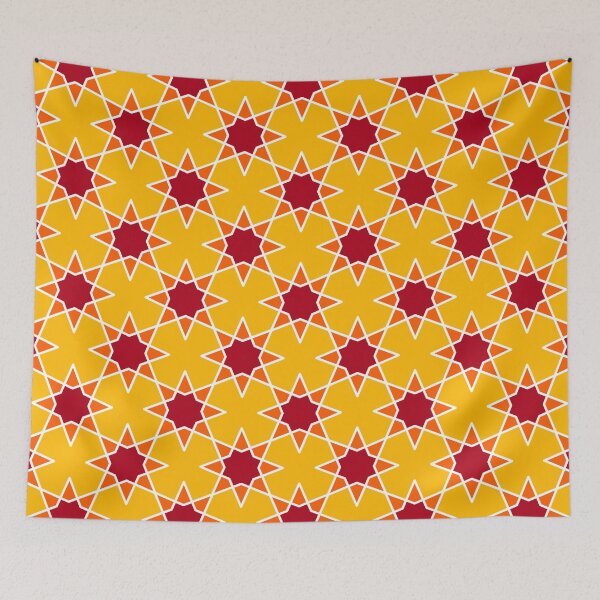 Item preview, Geometric Pattern: Octagram: Sunshine designed and sold by Red Wolf.