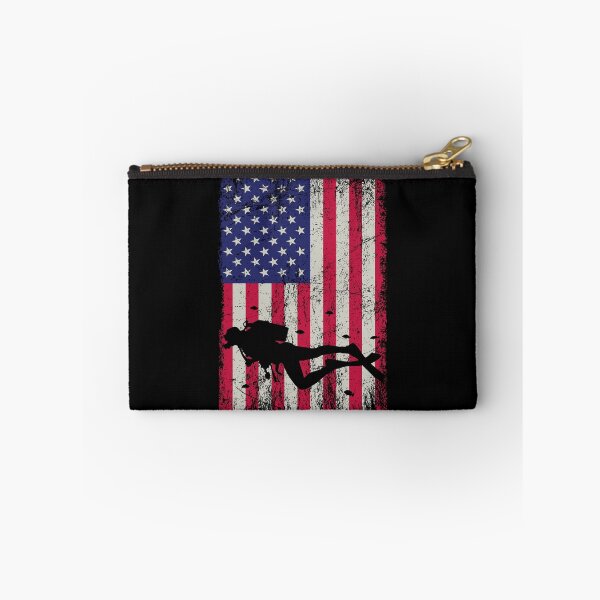 Item preview, American Flag 4th July Patriotic Scuba Diving Gift for Scuba Diver, Spearfishing, Dive Master designed and sold by xtocky.