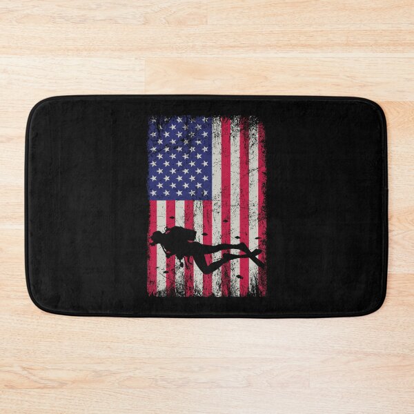 Item preview, American Flag 4th July Patriotic Scuba Diving Gift for Scuba Diver, Spearfishing, Dive Master designed and sold by xtocky.