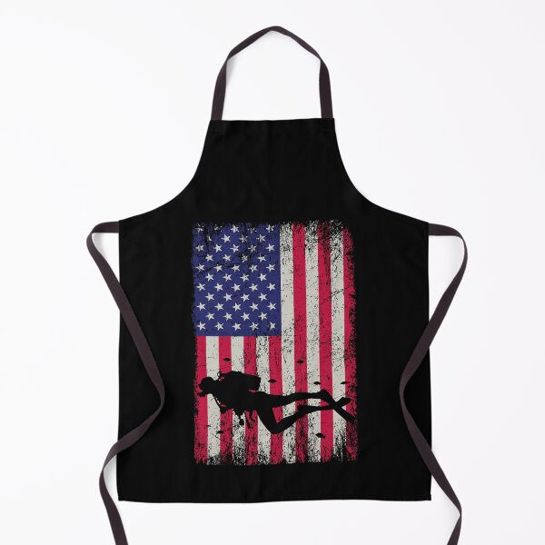 Item preview, American Flag 4th July Patriotic Scuba Diving Gift for Scuba Diver, Spearfishing, Dive Master designed and sold by xtocky.