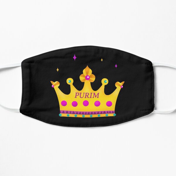 Happy Purim 2021 Celebration Flat Mask