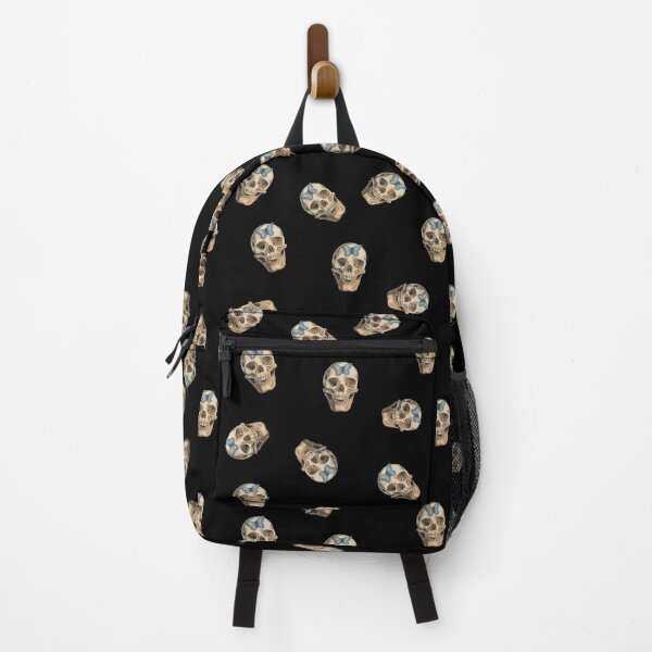 Item preview, Memento Mori Skulls with a Butterfly - Pattern designed and sold by Andreja's shop.