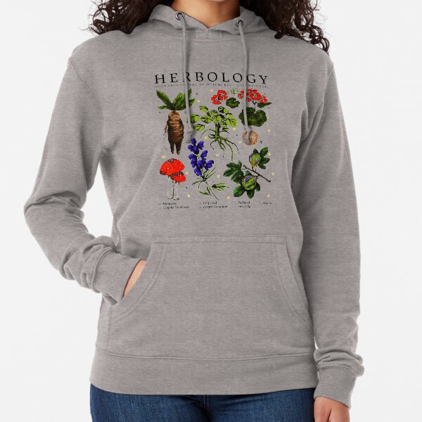 Herbology Plants Lightweight Hoodie