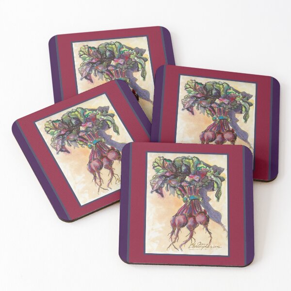 Item preview, Watercolor Still Life of Garden Beets ( Vegetables Series ) designed and sold by ArtMonsterShop.