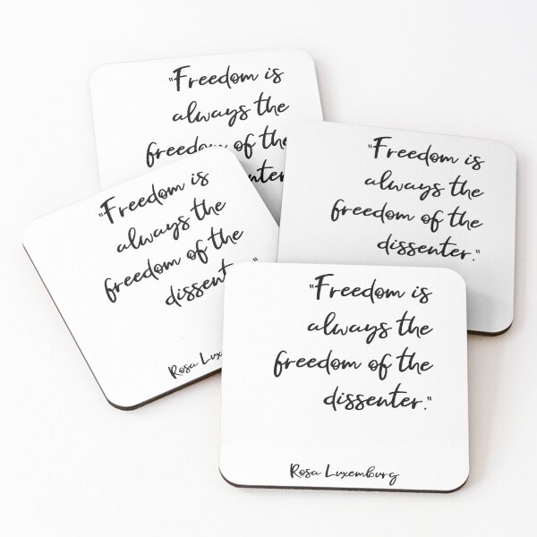 Item preview, Freedom is always freedom of the dissenter. designed and sold by pipeswitz.
