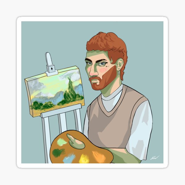 Item preview, Modern Van Gogh designed and sold by Georgia Tsoutsikou.