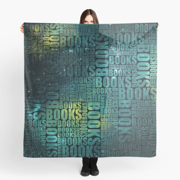 Books Green Galaxy Type Scarf