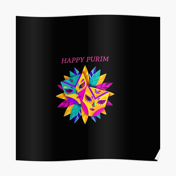 Happy Purim 2021 Celebration Poster
