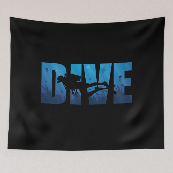 Item preview, Dive Scuba Diving Gift for Scuba Diver, Spearfishing, Dive Master designed and sold by xtocky.