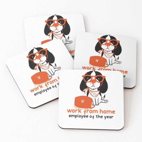 Item preview, work from home employee of the year dog  designed and sold by helkav.