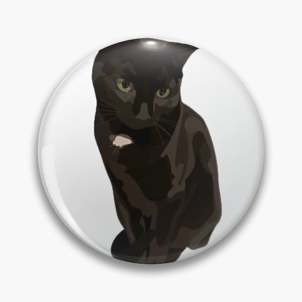 Item preview, cute black cat graphic designed and sold by Crystaldn.