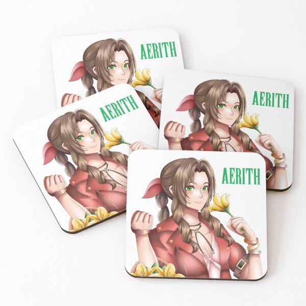 Item preview, Aerith Gainsborough Fan Art designed and sold by Triciakun.