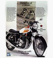 Triumph T160 Trident Poster