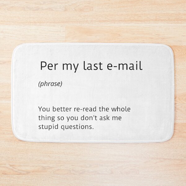 Item preview, Per my last e-mail - white designed and sold by ArtsySue.