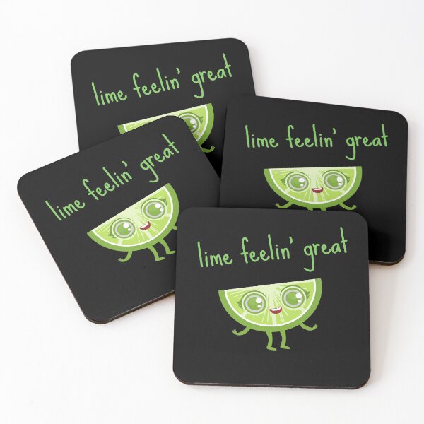 Item preview, Lime Feelin' Great, I'm Feeling great Food Pun designed and sold by GoodMoodFood.