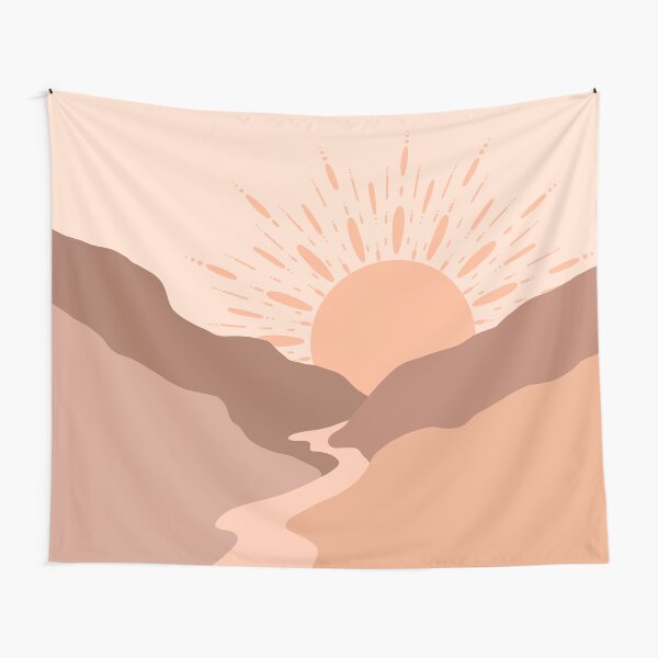 Aperçu de l'œuvre Coucher de soleil bohème créée et vendue par karsne.