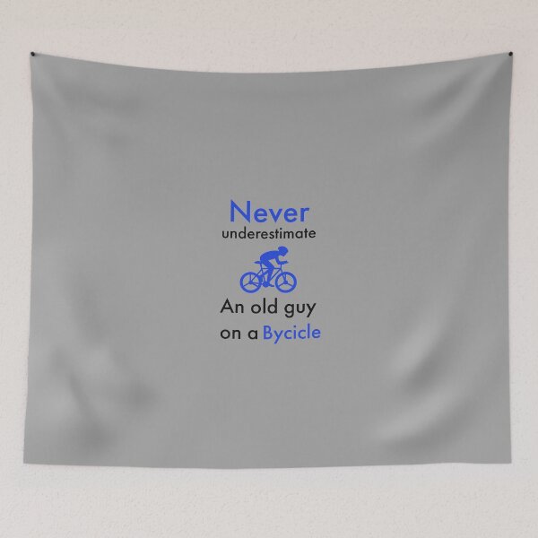 Item preview, Never Underestimate An Old Guy On A Bycicle designed and sold by Kadouh.