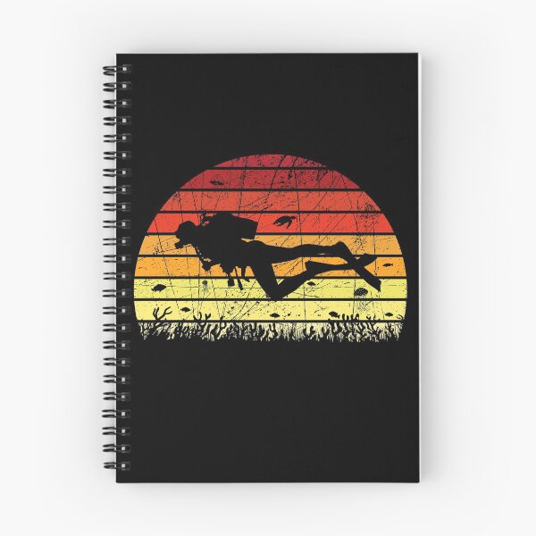 Item preview, Retro Vintage Sunset Scuba Diving Gift for Scuba Diver, Spearfishing, Dive Master designed and sold by xtocky.