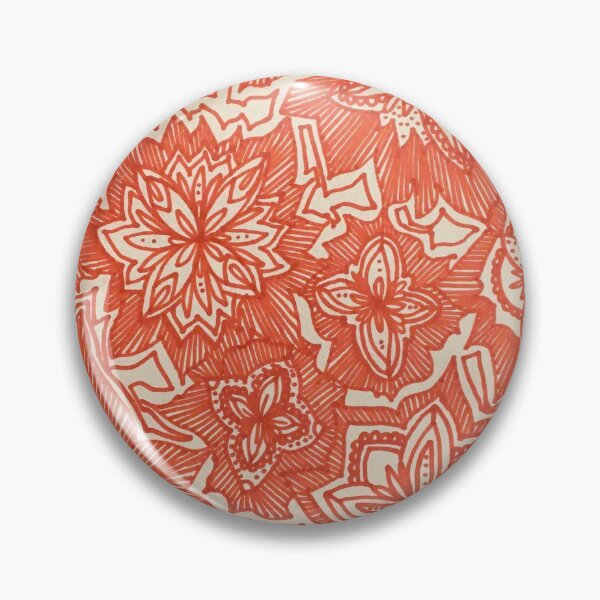 Item preview, Orange Flower Pattern designed and sold by Isabelle Stuckey.