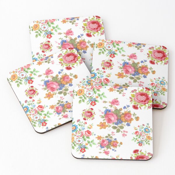 Item preview, vintage floral print designed and sold by redstitchlab.