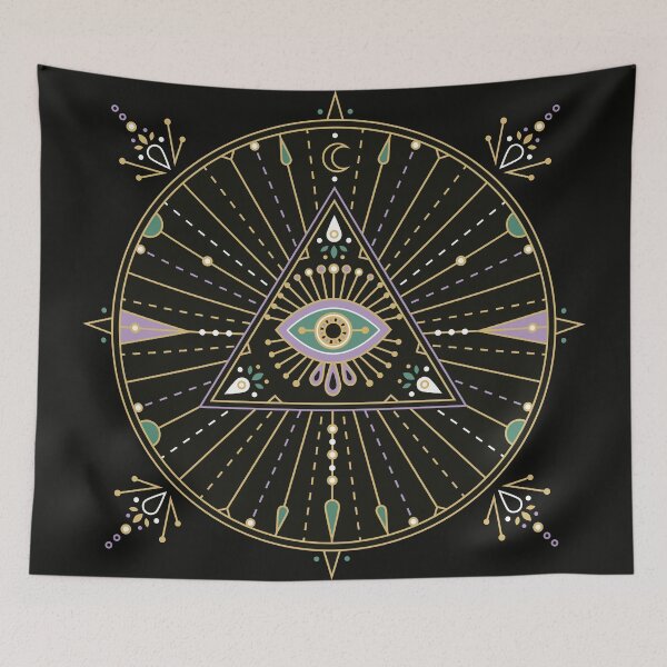 Item preview, Black Evil Eye | Hippie  designed and sold by innexciumtab.