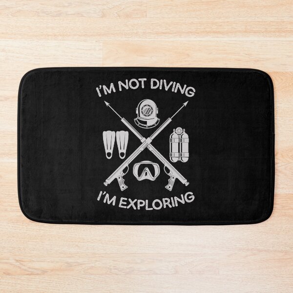 Item preview, I am Not Diving I am Exploring Funny Scuba Diving Gift for Scuba Diver, Spearfishing, Dive Master designed and sold by xtocky.