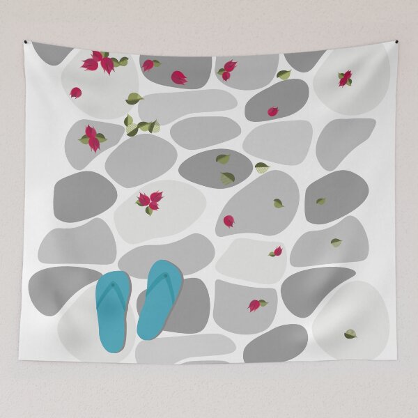 Item preview, Greek summer yard, ''Avli'' designed and sold by LilianGrfld.