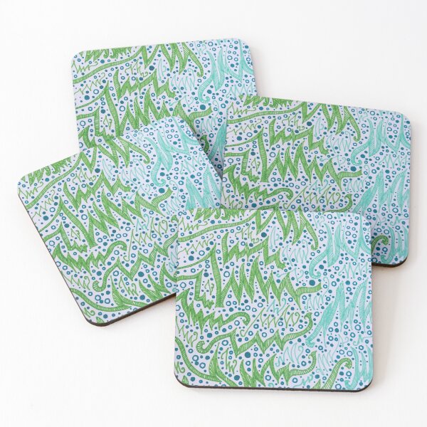 Item preview, Blue and Green Pattern designed and sold by Isabelle Stuckey.